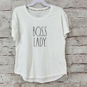 Rae Dunn Boss Lady Slub Tee